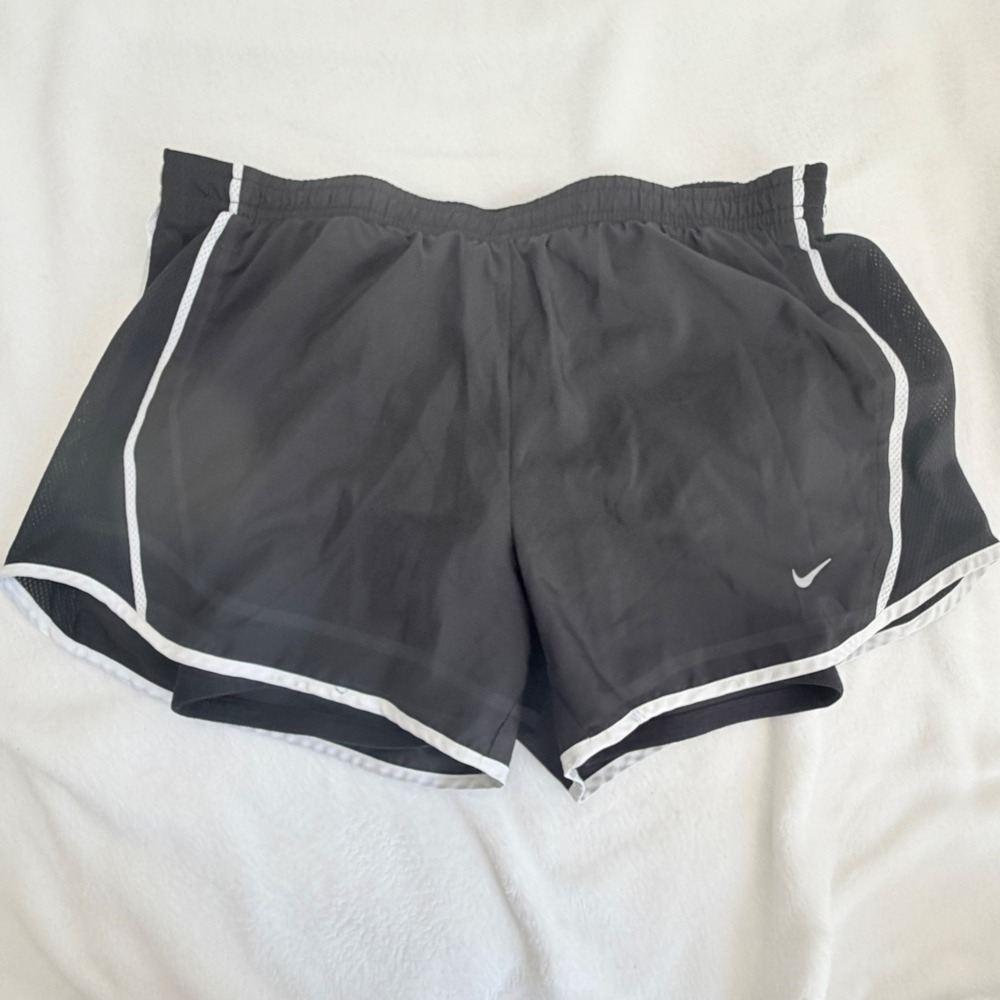 Nike Dri-FIT Running Shorts Womens Small Black Excellent 2-in-1 Liner 405251-010